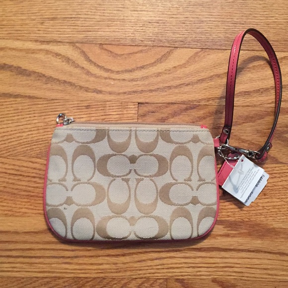 Pink COACH Wristlet - Picture 2 of 3